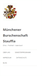 Mobile Screenshot of mb-stauffia.de